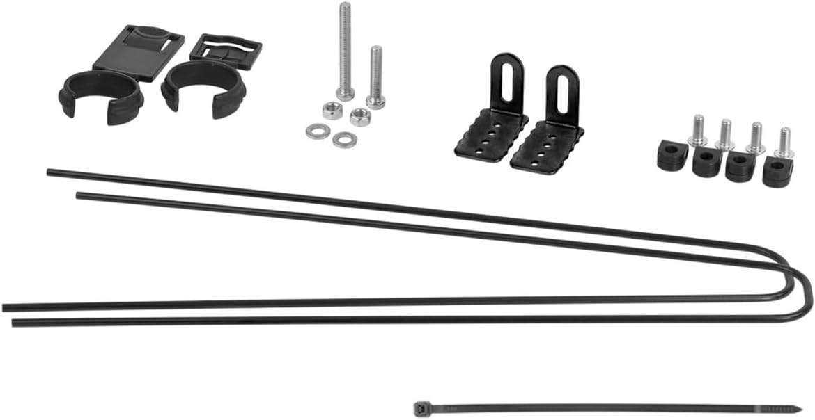 Polisport 480212 Fender Set, Black, 4 x 18 x 4 cm Unisex-Adult