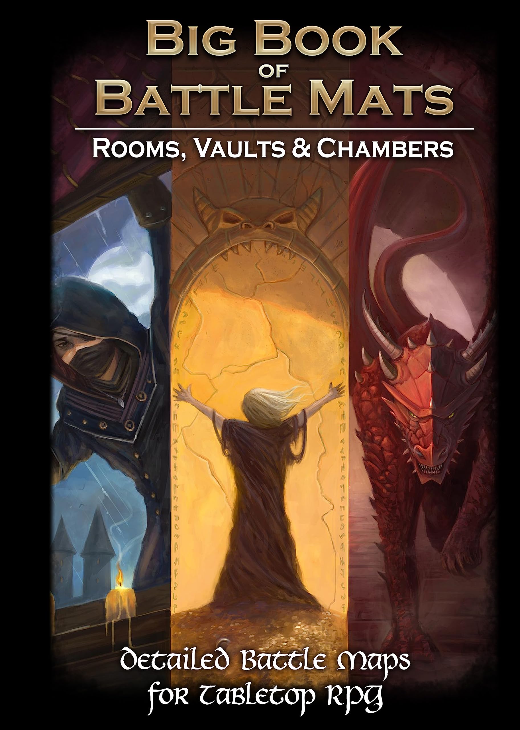 Loke Battle Mats Big Book of Battle Mats Rooms, Vaults and Chambers
