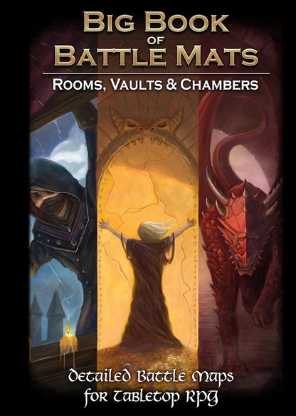 Loke Battle Mats Big Book of Battle Mats Rooms, Vaults and Chambers