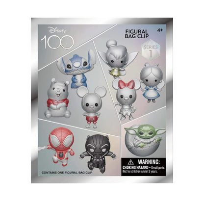 Disney 100 Multi 3D Foam Bag Clip - Series 1 (Single Blind Bag)