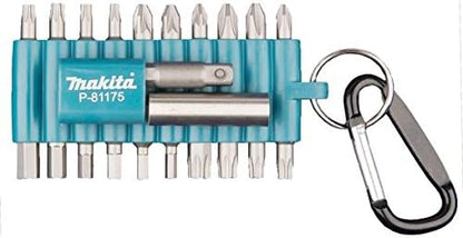 Makita P-81175 22pieza(s) punta de destornillador - Puntas de destornillador (22 pieza(s), Cruzar, Plano, Phillips, Pozidriv, Torx, PH1 / PH2 / PZ1 / PZ2 / T10 / T15 / T20 / T25 / T30 / T40 / SW3 / SW4 / SW5 / SW6, 25,4 / 4 mm (1 / 4"), Hexagonal)