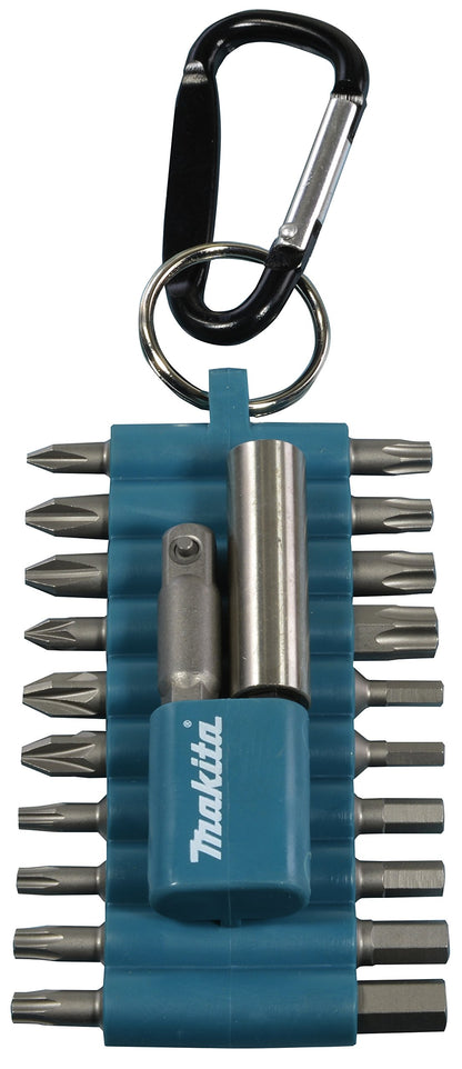 Makita P-81175 22pieza(s) punta de destornillador - Puntas de destornillador (22 pieza(s), Cruzar, Plano, Phillips, Pozidriv, Torx, PH1 / PH2 / PZ1 / PZ2 / T10 / T15 / T20 / T25 / T30 / T40 / SW3 / SW4 / SW5 / SW6, 25,4 / 4 mm (1 / 4"), Hexagonal)