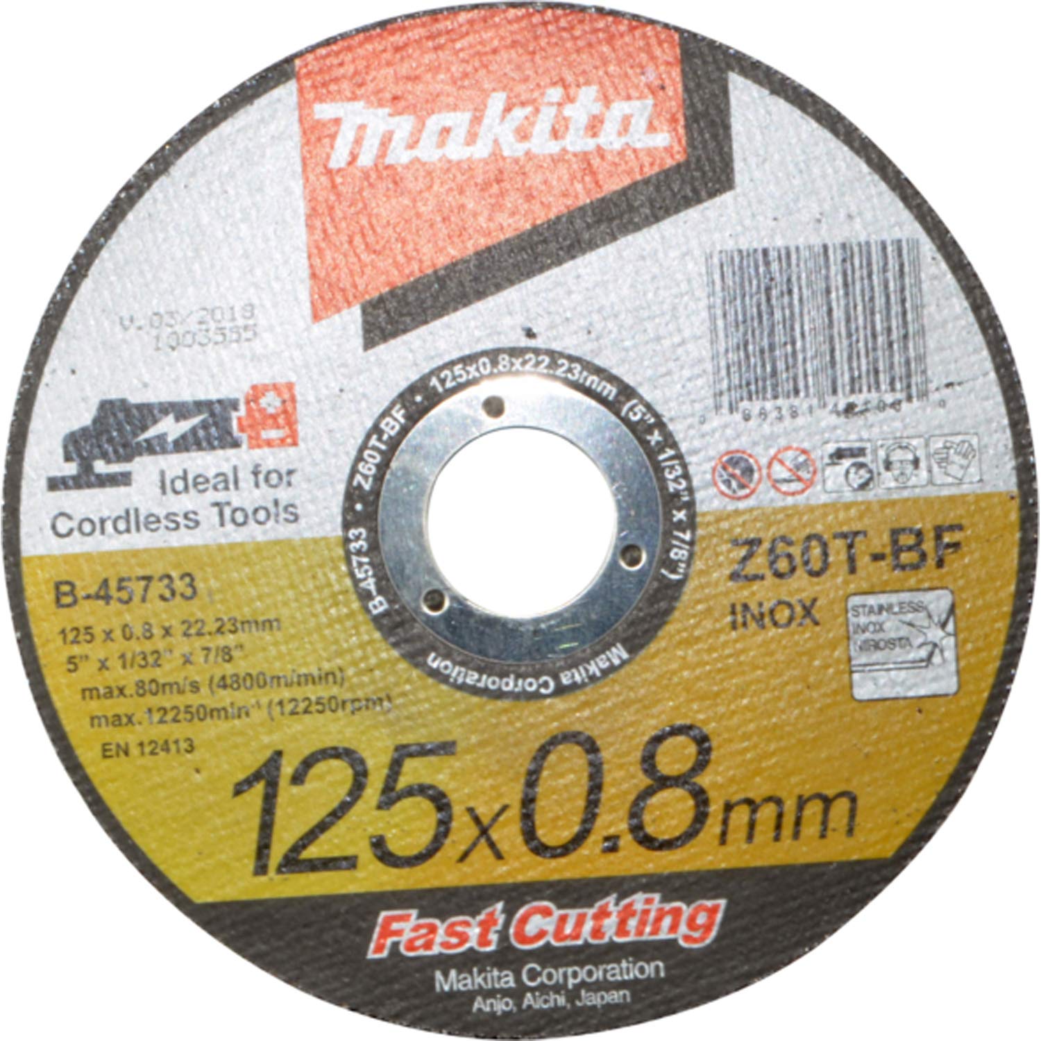 makita Trennscheibe B-45733 fur Metall