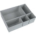 Makita P-84171 - Juego de 5 cajas de almacenamiento Makita (5 unidades, 70 mm de alto
