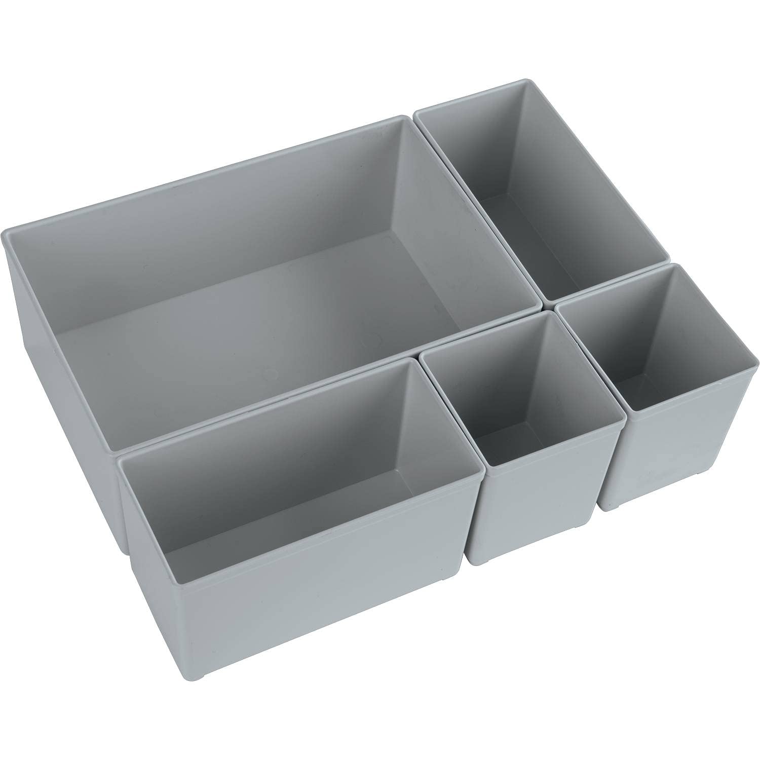 Makita P-84171 - Juego de 5 cajas de almacenamiento Makita (5 unidades, 70 mm de alto