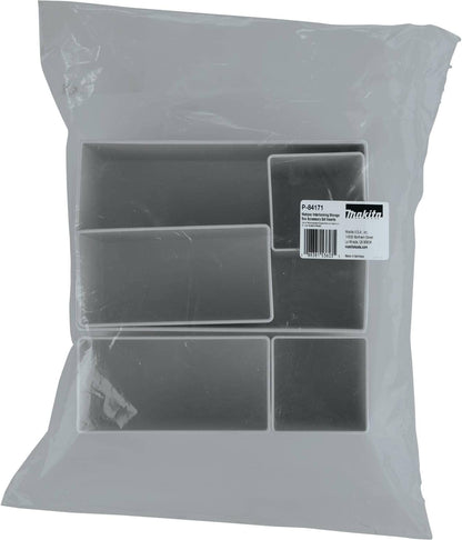 Makita P-84171 - Juego de 5 cajas de almacenamiento Makita (5 unidades, 70 mm de alto