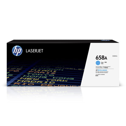 HP 658A LaserJet Toner Cartridge Cyan W2001A