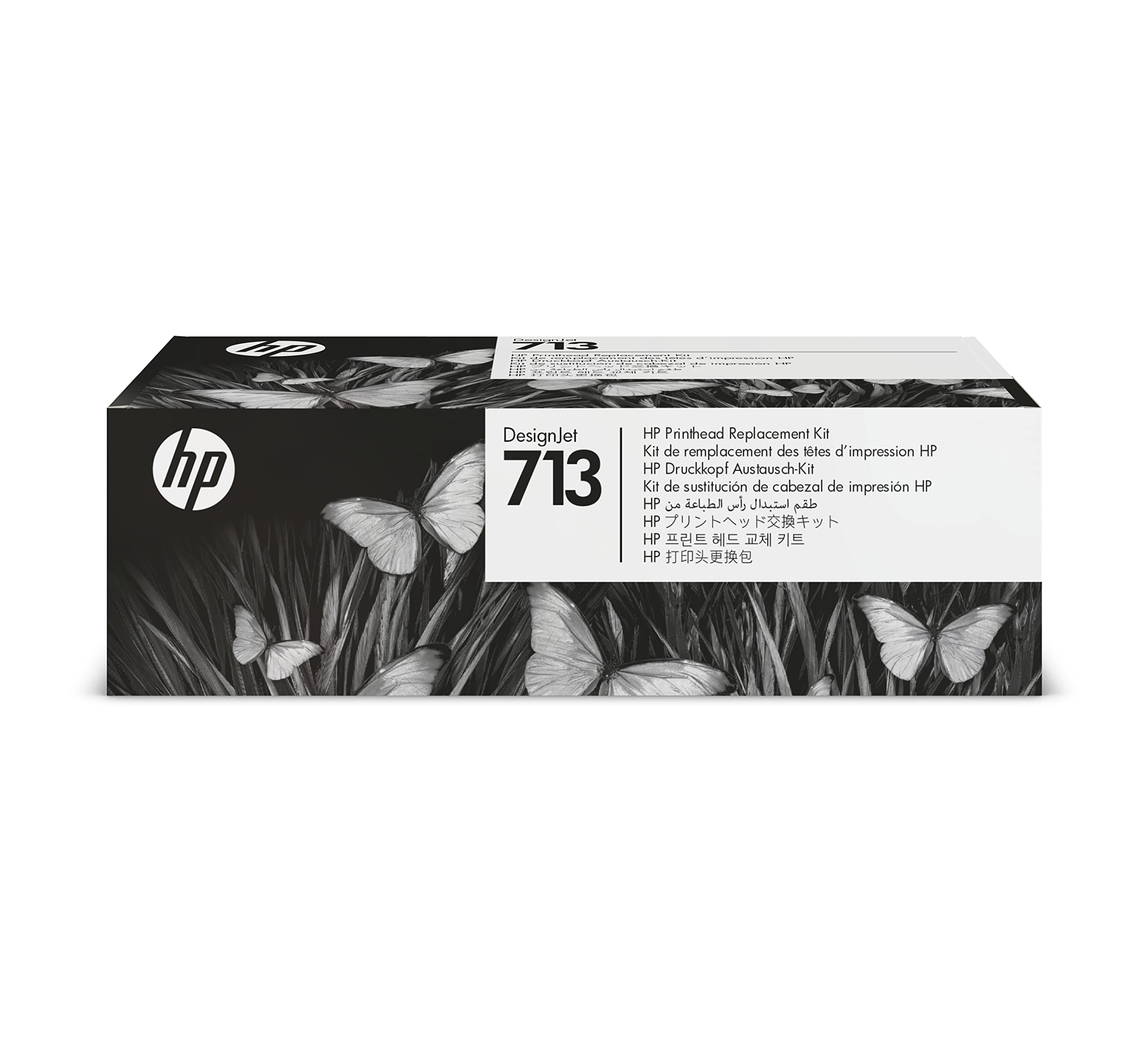 HP 713 3ED58A Original DesignJet Printhead Replacement Kit, for HP DesignJet T200, T600 and Studio Series Large Format Plotter Printers, Compatible with HP 712 Cartridges Black, Cyan, Magenta, Yellow