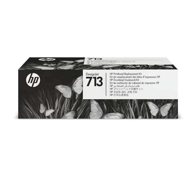 HP 713 3ED58A Original DesignJet Printhead Replacement Kit, for HP DesignJet T200, T600 and Studio Series Large Format Plotter Printers, Compatible with HP 712 Cartridges Black, Cyan, Magenta, Yellow