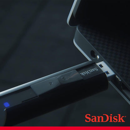 SanDisk Extreme PRO USB 3.2 Solid State Flash-Laufwerk 512 GB (Lesen mit 420 MB/s, Schreiben mit 380 MB/s, Passwortschutz, robustes Gehäuse, RescuePRO Deluxe Software