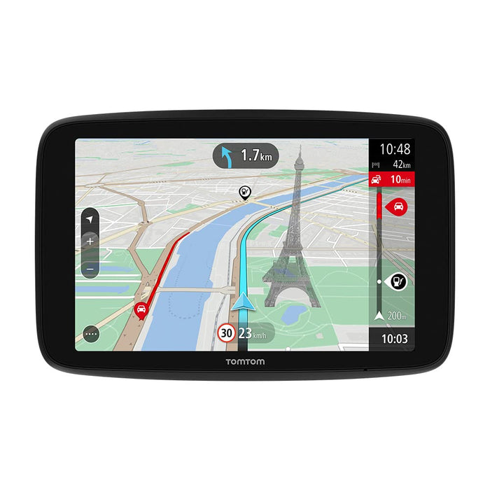 TomTom Car Sat Nav GO Navigator (6 inch, real-time traffic information and Speed Cam Alert Trial, World Maps, Updates via WiFi) 6 inches
