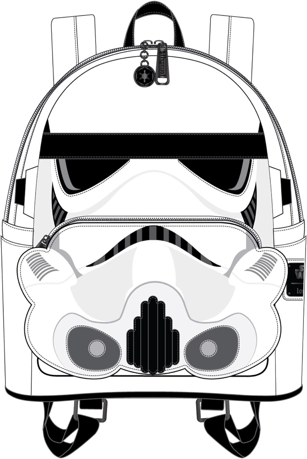 Loungefly Star Wars Stormtrooper Lenticular Mini Backpack