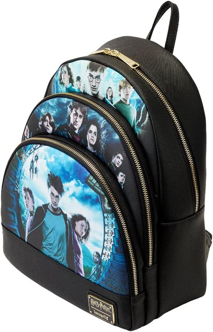 Loungefly Harry Potter sac à dos Trilogy Series 2 Triple Pocket One Size