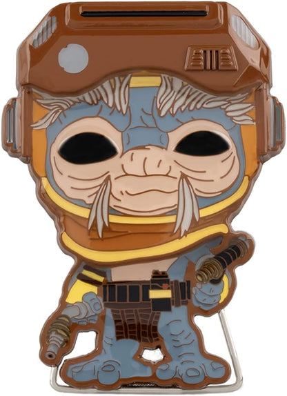 Loungefly POP! Large Enamel Pin STAR WARS: Babu Fink Frik - Star Wars Enamel Pins - Cute Collectable Novelty Brooch - for Backpacks & Bags - Gift Idea - Official Merchandise - Movies Fans