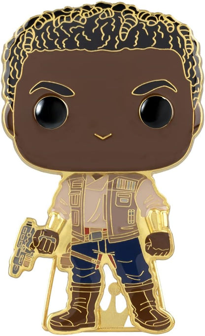 Funko Pop! Large Enamel Pin Star Wars: Finn - Star Wars Enamel Pins - Cute Collectable Novelty Brooch - for Backpacks & Bags - Gift Idea - Official Merchandise - Movies Fans