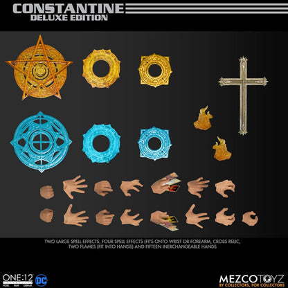 Mezco Toys Constantine Figur One12, Constantine Deluxe Edition, 18 cm