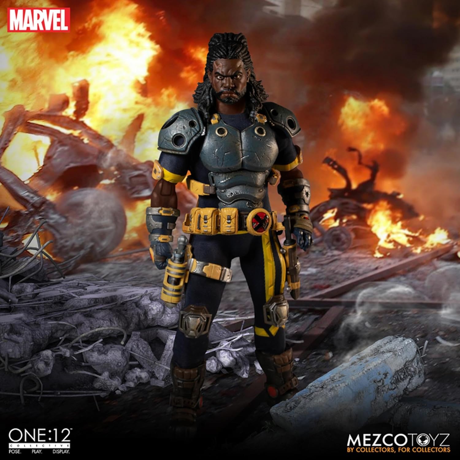 Mezco Toys Marvel figurine 1/12 Bishop 17 cm