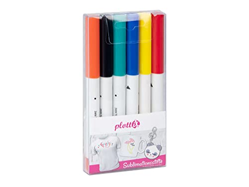 plottiX subliX - Sublimationsstifte Basic Set (6 Farben)