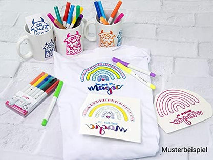 plottiX subliX - Sublimationsstifte Basic Set (6 Farben)