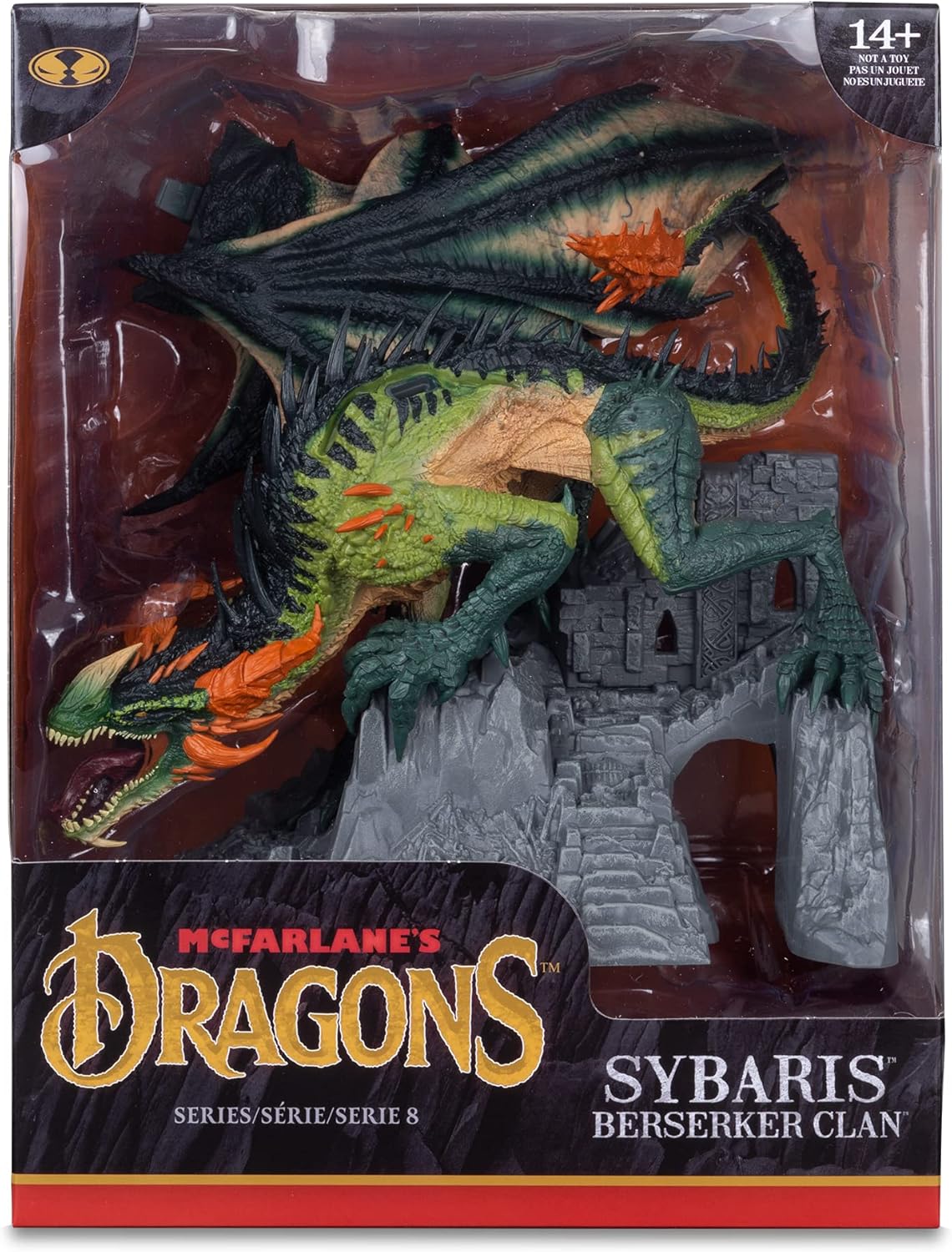 MCFARLANES DRAGONS BERSERKER CLAN SYBARIS AF