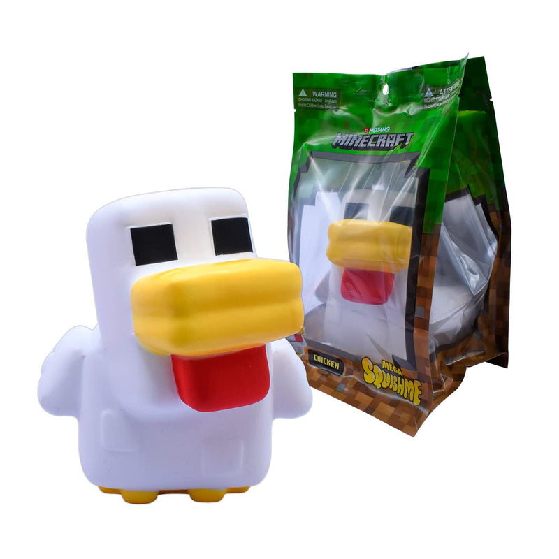 Just Toys Minecraft figurine anti-stress Mega Squishme série 3 Poulet 15 cm