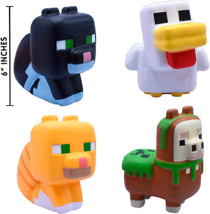 Just Toys Minecraft figurine anti-stress Mega Squishme série 3 Poulet 15 cm