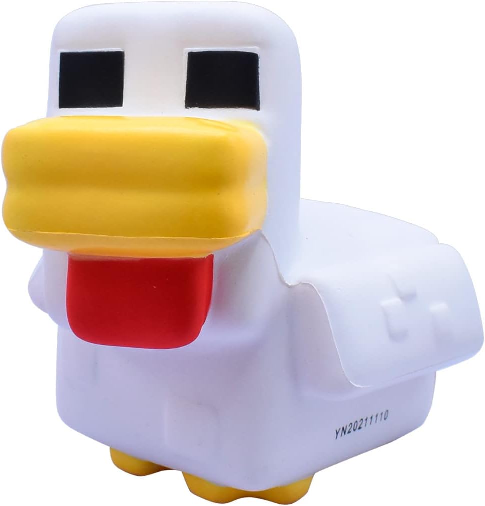 Just Toys Minecraft figurine anti-stress Mega Squishme série 3 Poulet 15 cm