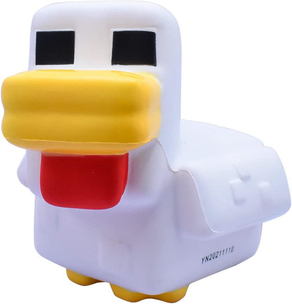 Just Toys Minecraft figurine anti-stress Mega Squishme série 3 Poulet 15 cm