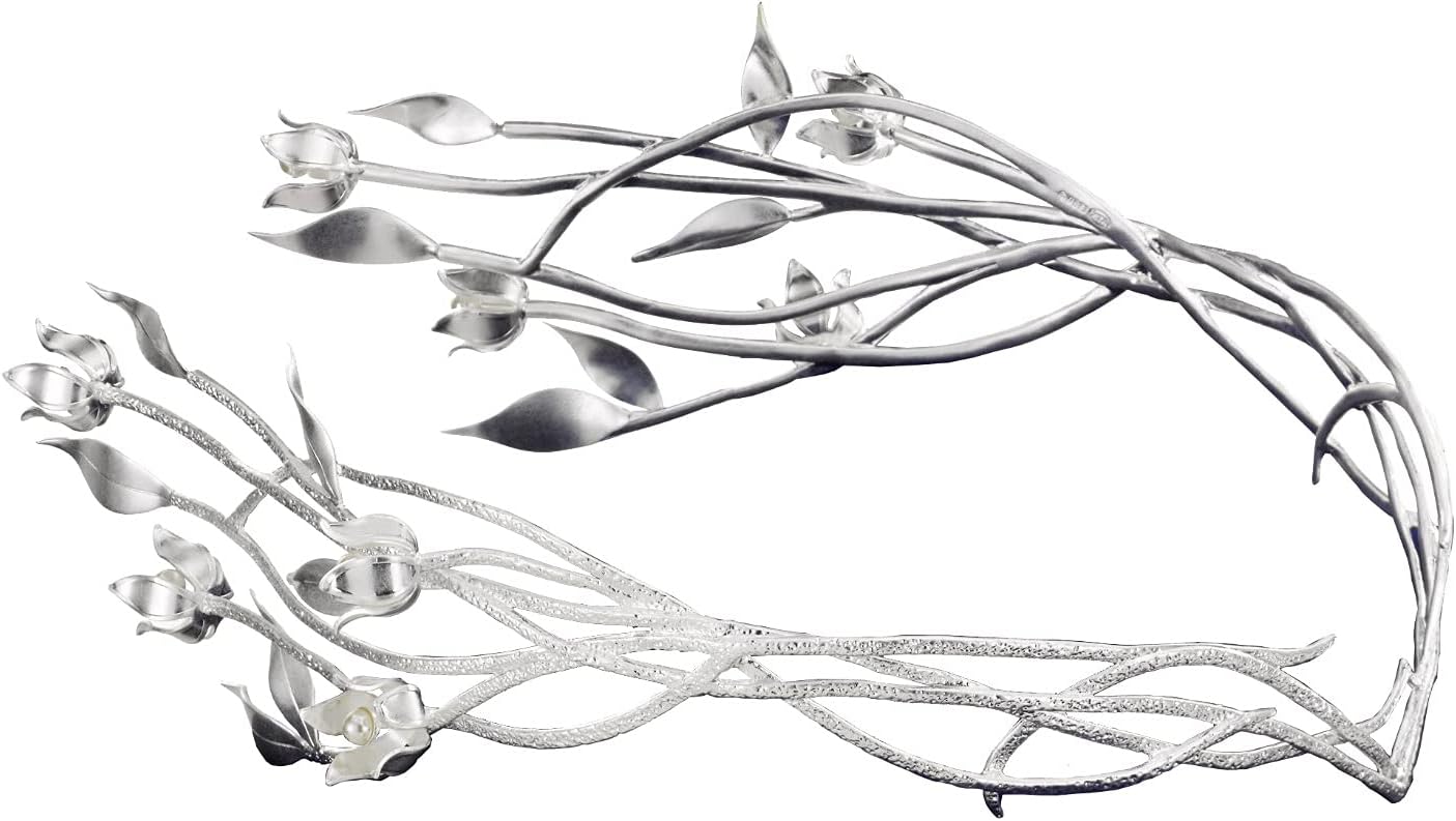 The Noble Collection The Hobbit Galadriel Headdress - Die Cast Metal Headdress Replica - Officially Licensed Film Set Movie Props Jewellery Gifts