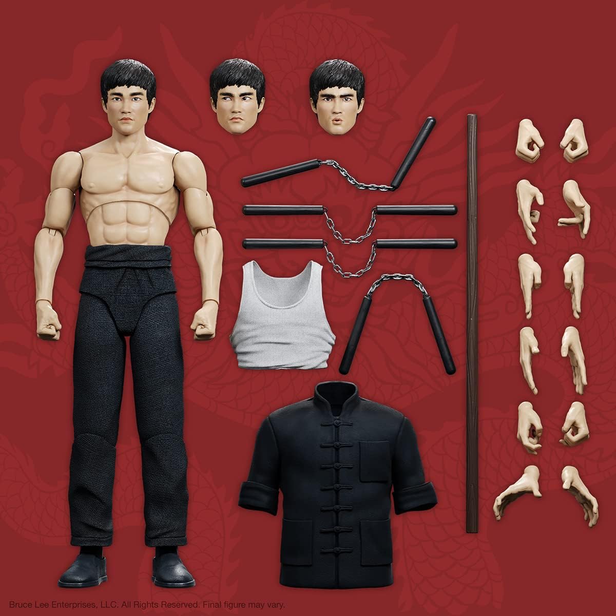 SUPER7 Bruce Lee Ultimates Bruce The Warrior 18cm Figure