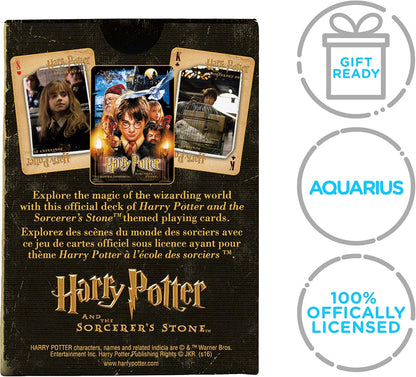 Aquarius Harry Potter Sorcerer's Stone Playing Cards