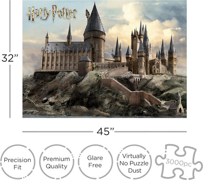 AQUARIUS 68510 Harry Potter Hogwarts Giant 3000 Piece Jigsaw Puzzle 1150mm x 820mm, Mixed