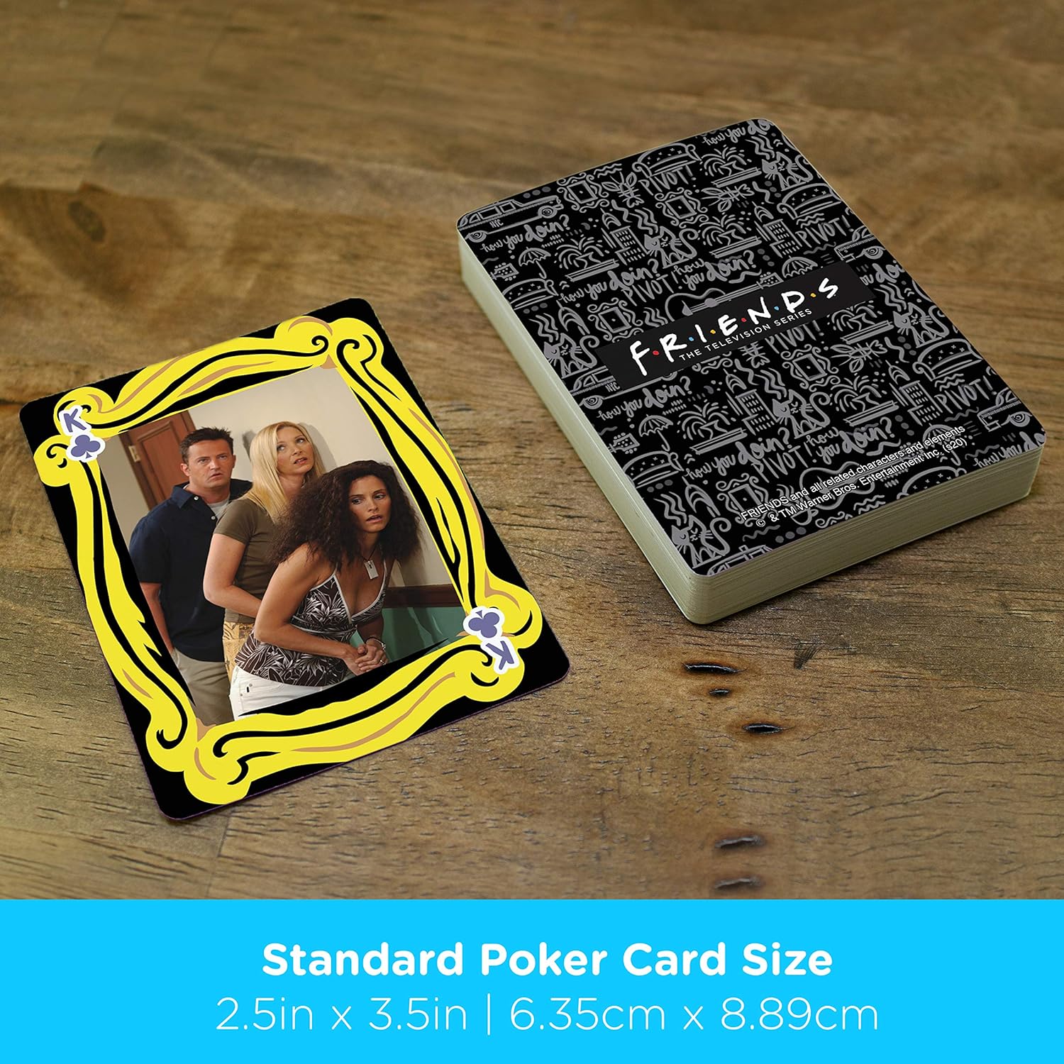NMR DISTRIBUTION Friends Cast Playing Cards | 52 Card Deck + 2 Jokers, NMR DISTRIBUTION Friends Cast Playing Cards | 52 Card Deck + 2 Jokers, Friends Cast (Spielkarten): Inhalt: 54Blatt, AQUARIUS Friends Cast Playing Cards - Friends Themed Deck of Cards f