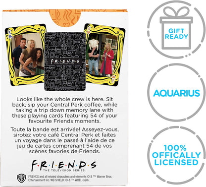NMR DISTRIBUTION Friends Cast Playing Cards | 52 Card Deck + 2 Jokers, NMR DISTRIBUTION Friends Cast Playing Cards | 52 Card Deck + 2 Jokers, Friends Cast (Spielkarten): Inhalt: 54Blatt, AQUARIUS Friends Cast Playing Cards - Friends Themed Deck of Cards f