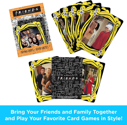 NMR DISTRIBUTION Friends Cast Playing Cards | 52 Card Deck + 2 Jokers, NMR DISTRIBUTION Friends Cast Playing Cards | 52 Card Deck + 2 Jokers, Friends Cast (Spielkarten): Inhalt: 54Blatt, AQUARIUS Friends Cast Playing Cards - Friends Themed Deck of Cards f