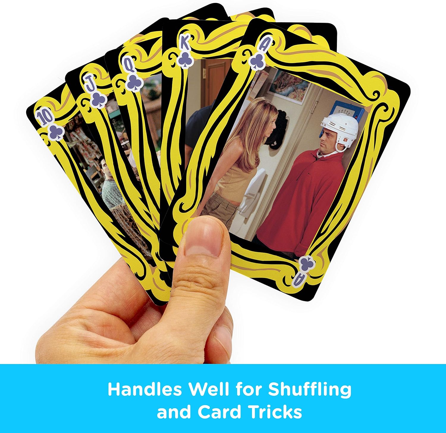 NMR DISTRIBUTION Friends Cast Playing Cards | 52 Card Deck + 2 Jokers, NMR DISTRIBUTION Friends Cast Playing Cards | 52 Card Deck + 2 Jokers, Friends Cast (Spielkarten): Inhalt: 54Blatt, AQUARIUS Friends Cast Playing Cards - Friends Themed Deck of Cards f