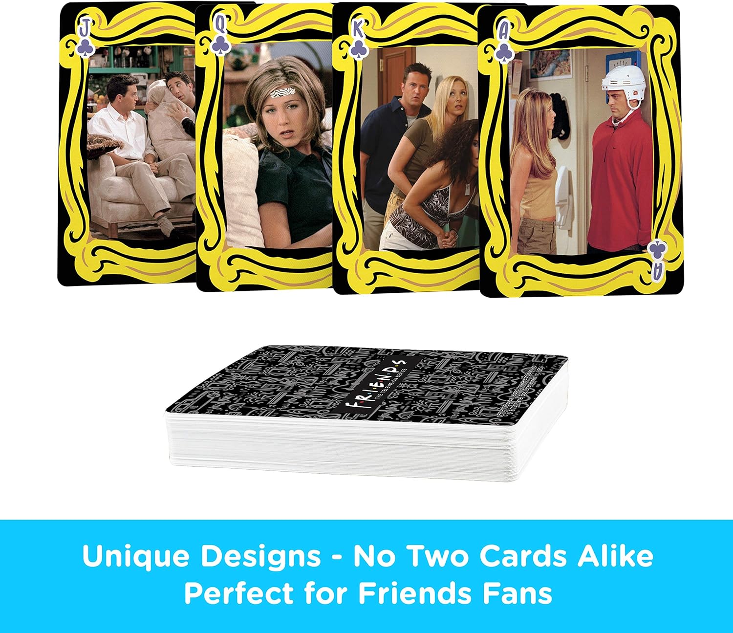 NMR DISTRIBUTION Friends Cast Playing Cards | 52 Card Deck + 2 Jokers, NMR DISTRIBUTION Friends Cast Playing Cards | 52 Card Deck + 2 Jokers, Friends Cast (Spielkarten): Inhalt: 54Blatt, AQUARIUS Friends Cast Playing Cards - Friends Themed Deck of Cards f
