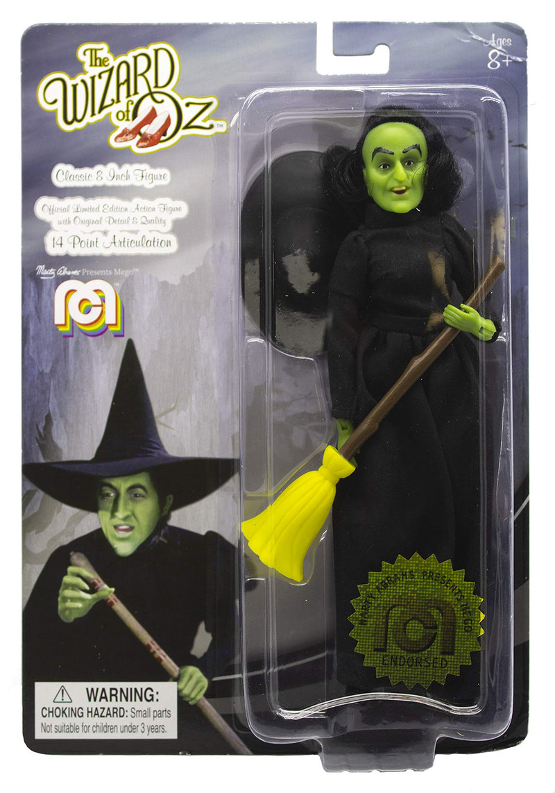Mego Action Figures, 8" Wizard of Oz - Wicked Witch (1st Time Available in Single Pack) (Limited Edition Collector's Item)