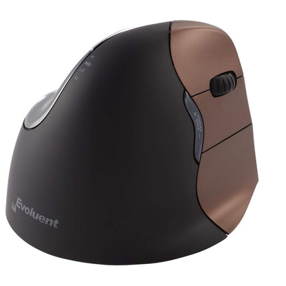 Evoluent VM4SWL Ergonomic mouse Vertical Mouse 4 Right wireless small, Black