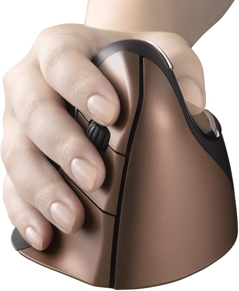 Evoluent VM4SWL Ergonomic mouse Vertical Mouse 4 Right wireless small, Black