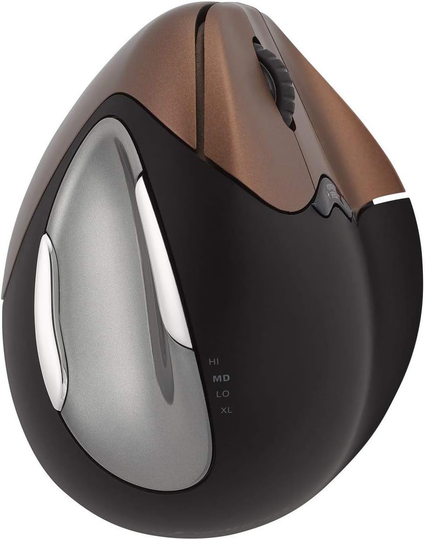 Evoluent VM4SWL Ergonomic mouse Vertical Mouse 4 Right wireless small, Black