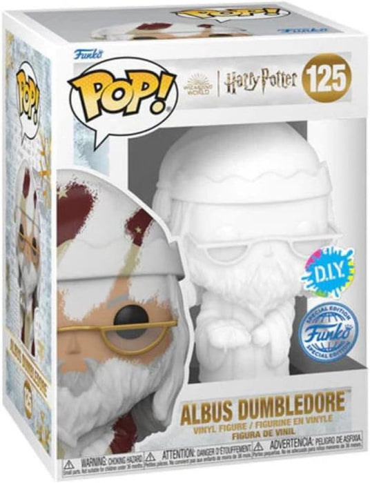 Funko Pop! HP: HP Holiday - Albus Dumbledore - (DIY) - White - Harry Potter - Collectable Vinyl Figure - Gift Idea - Official Merchandise - Toys for Kids & Adults - Movies Fans