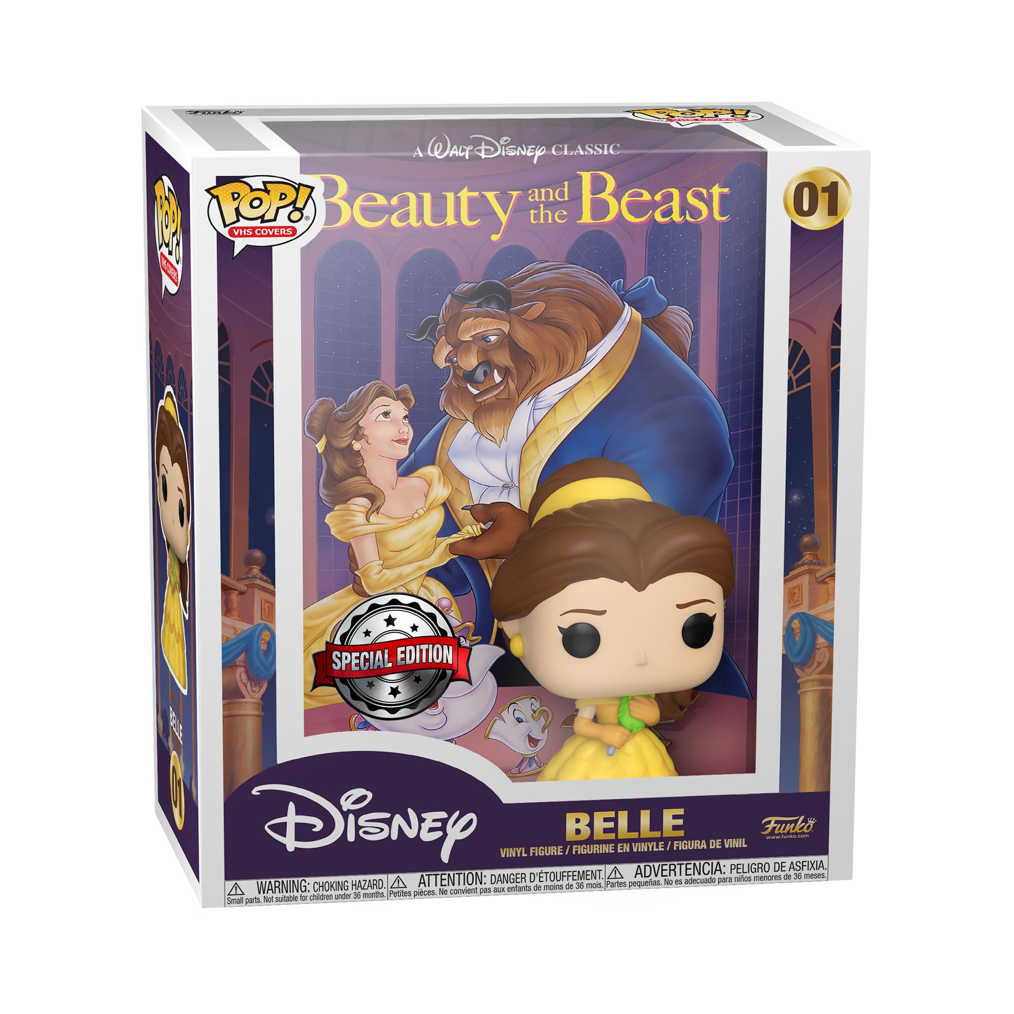 Funko POP! VHS Cover: Beauty and the Beast & the Beast - Amazon Exclusive - Collectable Vinyl Figure - Gift Idea - Official Merchandise - Toys for Kids & Adults - Model Figure for Collectors