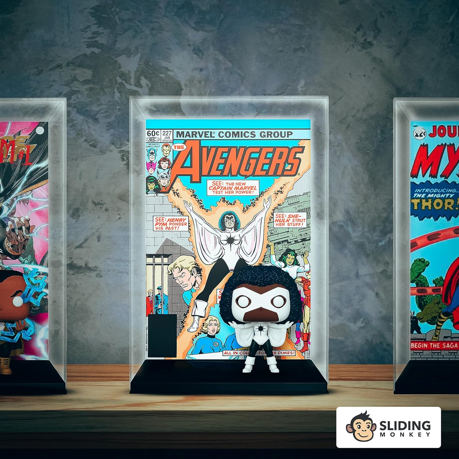 Funko Pop! Cover Art: Marvel - Captain Marvel- Collectable Vinyl Figure - Gift Idea - Official Merchandise - Toys for Kids & Adults - Movies Fans - Model Figure for Collectors and Display
