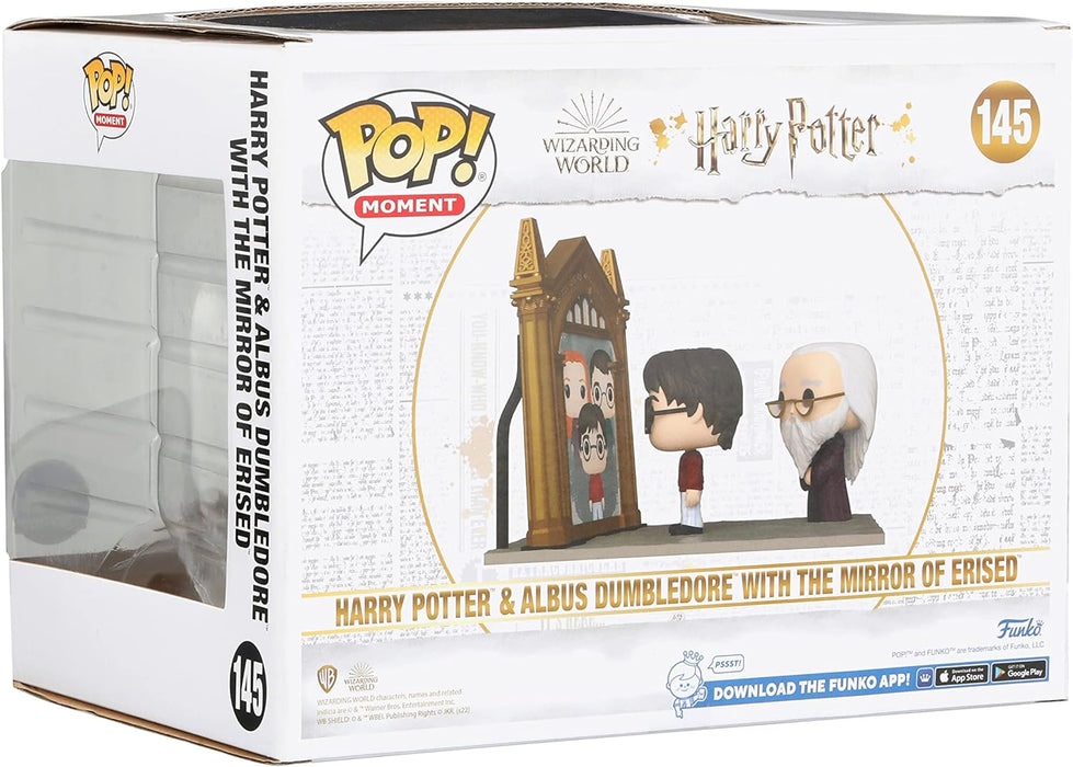 Funko: POP! Moment Harry Potter and Albus Dumbledore with The Mirror Erised, Grow Your Wizarding World Collection Today, Vinyl Collectible, Amazon Exclusive