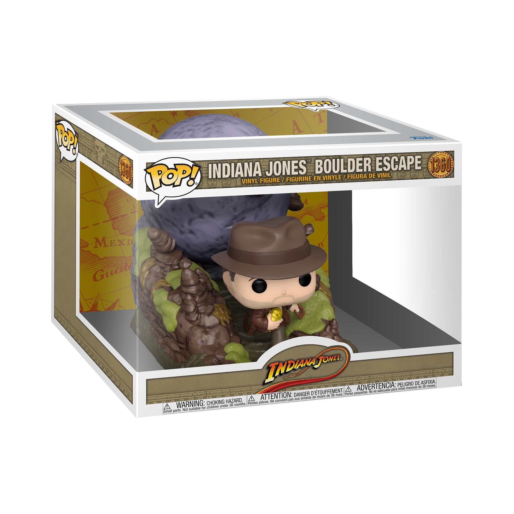 Funko Pop! Moment: Indiana Jones - Raiders of The Lost Ark, Indiana Jones Boulder Escape & Pop! Movies: Indiana Jones and The Last Crusade - Henry Jones Sr.