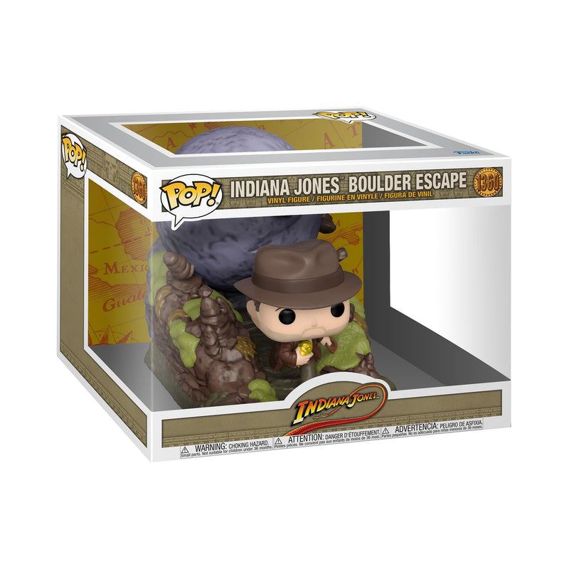 Funko Pop! Moment: Indiana Jones - Raiders of The Lost Ark, Indiana Jones Boulder Escape & Pop! Movies: Indiana Jones and The Last Crusade - Henry Jones Sr.