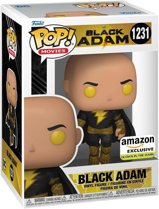 Funko Pop! Movies: BA-Black Adam - (flying) - Glow In the Dark - Collectable Vinyl Figure - Gift Idea - Official Merchandise - Toys for Kids & Adults - Movies Fans - Model Figure for Collectors