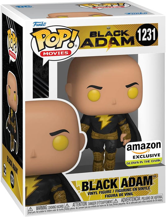 Funko Pop! Movies: BA-Black Adam - (flying) - Glow In the Dark - Collectable Vinyl Figure - Gift Idea - Official Merchandise - Toys for Kids & Adults - Movies Fans - Model Figure for Collectors