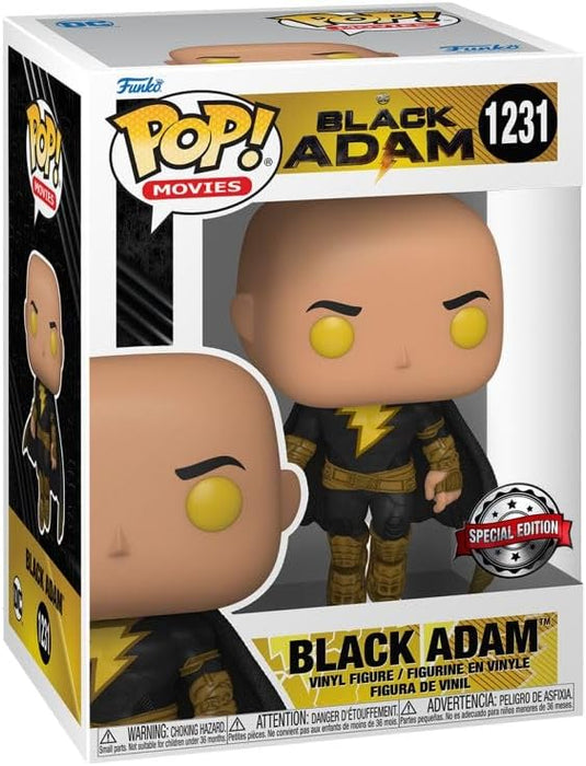 Funko Pop! Movies: BA-Black Adam - (flying) - Glow In the Dark - Collectable Vinyl Figure - Gift Idea - Official Merchandise - Toys for Kids & Adults - Movies Fans - Model Figure for Collectors